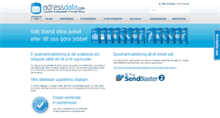 Desktop Screenshot of adressdata.com