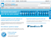 Tablet Screenshot of adressdata.com